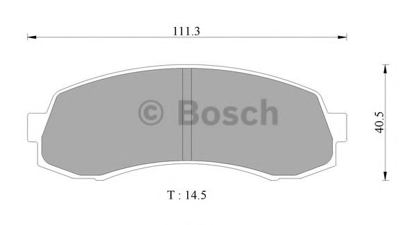 BOSCH 0 986 AB2 434 Тормозные колодки для MITSUBISHI MINICA (Митсубиши/митсубиси Миниcа) BOSCH 0 986 AB2 434 Тормозные колодки для MITSUBISHI MINICA (Митсубиши/митсубиси Миниcа)