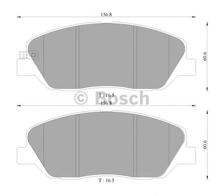 BOSCH 0 986 AB3 081 Тормозные колодки передний мост для SSANGYONG KORANDO (Сан-янг/санянг Корандо) BOSCH 0 986 AB3 081 Тормозные колодки передний мост для SSANGYONG KORANDO (Сан-янг/санянг Корандо)