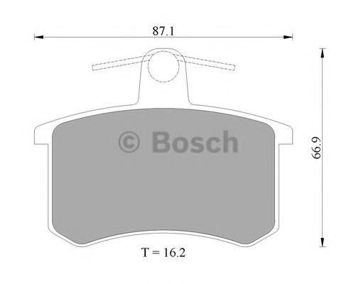BOSCH 0 986 AB4 423 Тормозные колодки для AUDI 90 (Ауди 90) BOSCH 0 986 AB4 423 Тормозные колодки для AUDI 90 (Ауди 90)