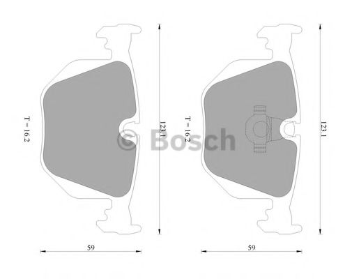 BOSCH 0 986 AB4 472 Тормозные колодки для BMW (Бмв) BOSCH 0 986 AB4 472 Тормозные колодки для BMW (Бмв)