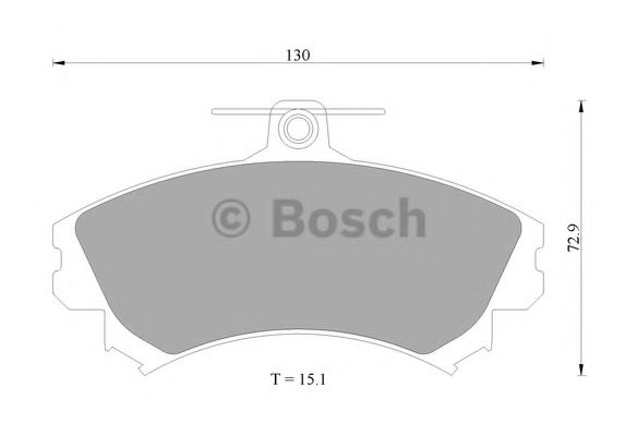 BOSCH 0 986 AB4 551 Тормозные колодки для PROTON WAJA (Протон Важа) BOSCH 0 986 AB4 551 Тормозные колодки для PROTON WAJA (Протон Важа)