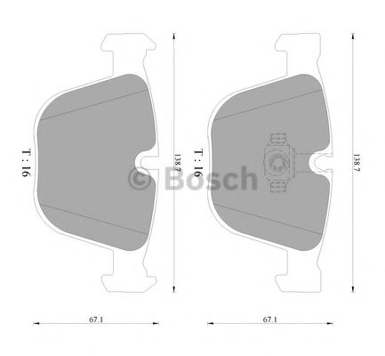 BOSCH 0 986 AB4 571 Тормозные колодки для ROLLSROYCE (Роллсроъcэ) BOSCH 0 986 AB4 571 Тормозные колодки для ROLLSROYCE (Роллсроъcэ)