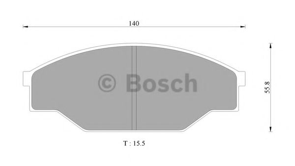 BOSCH 0 986 AB9 130 Тормозные колодки для VOLKSWAGEN TARO (Фольксваген Таро) BOSCH 0 986 AB9 130 Тормозные колодки для VOLKSWAGEN TARO (Фольксваген Таро)