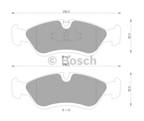 BOSCH 0 986 AB9 202 Тормозные колодки передний мост для OPEL OMEGA A (Опель Омэга а) BOSCH 0 986 AB9 202 Тормозные колодки передний мост для OPEL OMEGA A (Опель Омэга а)