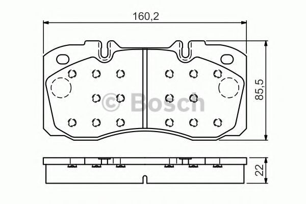 BOSCH 0 986 TB3 167 Тормозные колодки для IVECO DAILY LINE (Ивеко Даилъ линэ) BOSCH 0 986 TB3 167 Тормозные колодки для IVECO DAILY LINE (Ивеко Даилъ линэ)