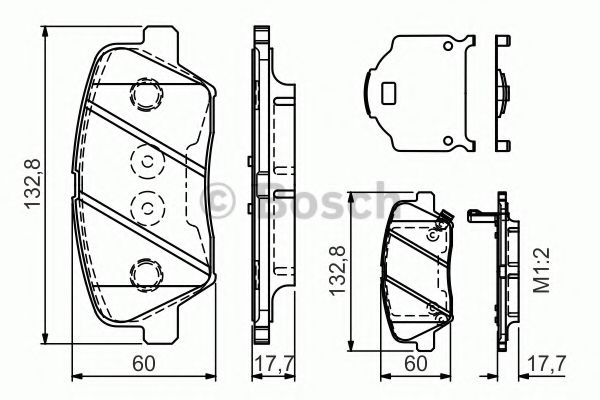 BOSCH 0 986 TB3 190 Тормозные колодки для HYUNDAI (Хендай) BOSCH 0 986 TB3 190 Тормозные колодки для HYUNDAI (Хендай)