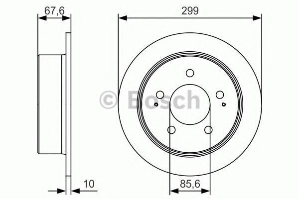 BOSCH 0 986 479 U21 Тормозной диск для SSANGYONG ACTYON SPORTS II (Сан-янг/санянг Актион спорт1и) BOSCH 0 986 479 U21 Тормозной диск для SSANGYONG ACTYON SPORTS II (Сан-янг/санянг Актион спорт1и)