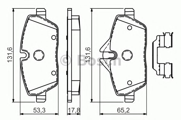 BOSCH 0 986 494 588 Тормозные колодки для MINI MINI CLUBVAN (Мини Мини cлубvан) BOSCH 0 986 494 588 Тормозные колодки для MINI MINI CLUBVAN (Мини Мини cлубvан)