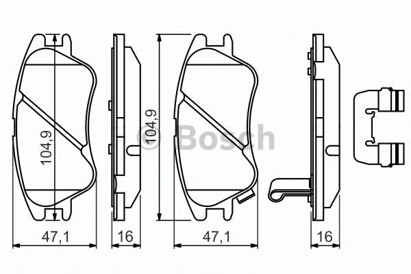 BOSCH 0 986 494 630 Тормозные колодки для HYUNDAI AMICA / ATOZ (Хендай Амиcа / атоз) BOSCH 0 986 494 630 Тормозные колодки для HYUNDAI AMICA / ATOZ (Хендай Амиcа / атоз)