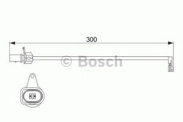 BOSCH 1 987 474 505 Сигнализатор, износ тормозных колодок передний мост для AUDI (Ауди) BOSCH 1 987 474 505 Сигнализатор, износ тормозных колодок передний мост для AUDI (Ауди)