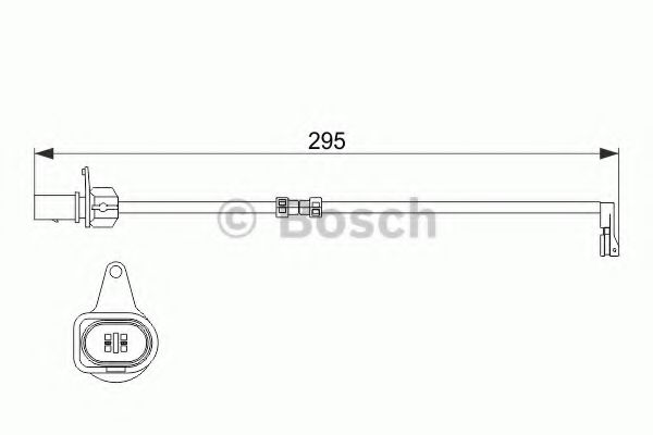 BOSCH 1 987 474 508 Сигнализатор, износ тормозных колодок для AUDI A8 (Ауди А8) BOSCH 1 987 474 508 Сигнализатор, износ тормозных колодок для AUDI A8 (Ауди А8)