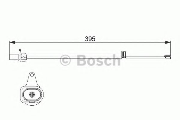 BOSCH 1 987 474 509 Сигнализатор, износ тормозных колодок передний мост для AUDI R8 SPYDER (Ауди Р8 спъдэр) BOSCH 1 987 474 509 Сигнализатор, износ тормозных колодок передний мост для AUDI R8 SPYDER (Ауди Р8 спъдэр)