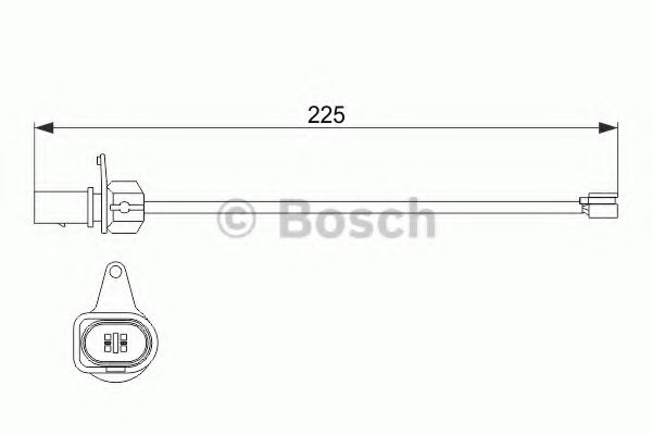 BOSCH 1 987 474 511 Сигнализатор, износ тормозных колодок задний мост для AUDI R8 SPYDER (Ауди Р8 спъдэр) BOSCH 1 987 474 511 Сигнализатор, износ тормозных колодок задний мост для AUDI R8 SPYDER (Ауди Р8 спъдэр)