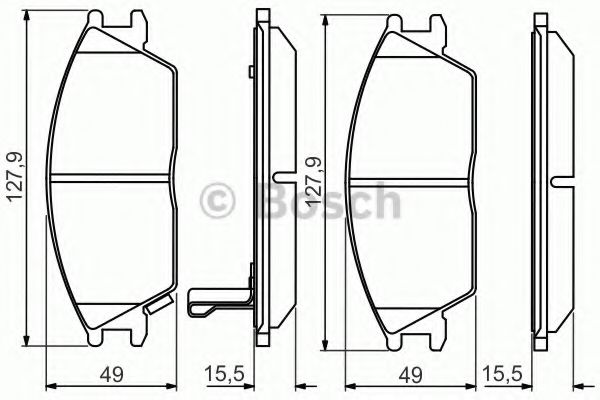 BOSCH 0 986 495 221 Тормозные колодки для HONDA ACCORD II (Хонда Аccорд 2) BOSCH 0 986 495 221 Тормозные колодки для HONDA ACCORD II (Хонда Аccорд 2)