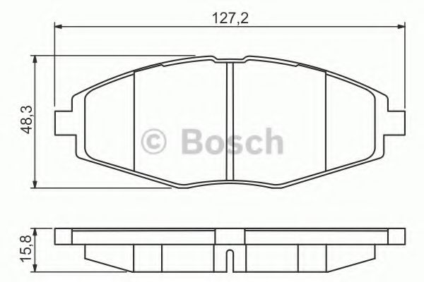 BOSCH 0 986 495 224 Тормозные колодки для DAEWOO MATIZ (Дэу Матиз) BOSCH 0 986 495 224 Тормозные колодки для DAEWOO MATIZ (Дэу Матиз)