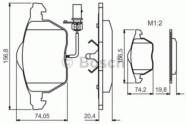 BOSCH 0 986 495 241 Тормозные колодки для VOLKSWAGEN (Фольксваген) BOSCH 0 986 495 241 Тормозные колодки для VOLKSWAGEN (Фольксваген)