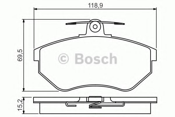 BOSCH 0 986 495 246 Тормозные колодки для VOLKSWAGEN JETTA II (Фольксваген Жэтта 2) BOSCH 0 986 495 246 Тормозные колодки для VOLKSWAGEN JETTA II (Фольксваген Жэтта 2)