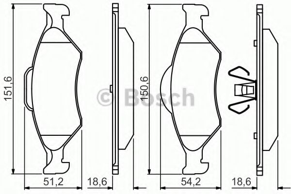 BOSCH 0 986 495 247 Тормозные колодки для MAZDA SOHO III (Мазда Сохо 3) BOSCH 0 986 495 247 Тормозные колодки для MAZDA SOHO III (Мазда Сохо 3)