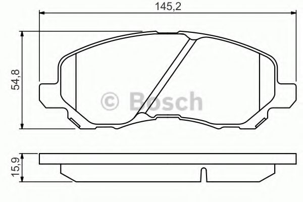 BOSCH 0 986 495 253 Тормозные колодки для MITSUBISHI LANCER (Митсубиши/митсубиси Ланcэр) BOSCH 0 986 495 253 Тормозные колодки для MITSUBISHI LANCER (Митсубиши/митсубиси Ланcэр)