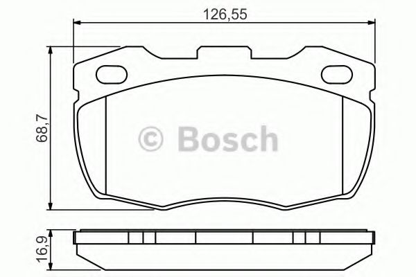 BOSCH 0 986 495 269 Тормозные колодки для LAND ROVER DEFENDER (Ленд ровер/лэнд ровер Дэфэндэр) BOSCH 0 986 495 269 Тормозные колодки для LAND ROVER DEFENDER (Ленд ровер/лэнд ровер Дэфэндэр)