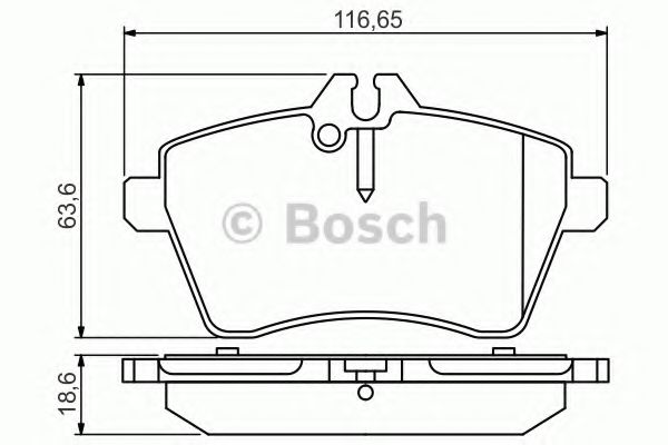 BOSCH 0 986 495 273 Тормозные колодки 
