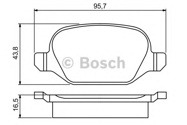 BOSCH 0 986 495 291 Тормозные колодки 