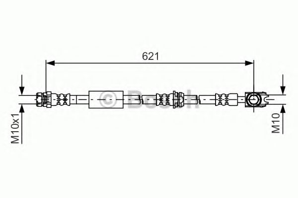 BOSCH 1 987 481 592 Тормозной шланг для AUDI TT (Ауди Тт) BOSCH 1 987 481 592 Тормозной шланг для AUDI TT (Ауди Тт)