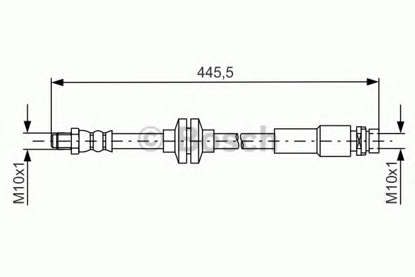 BOSCH 1 987 481 668 Тормозной шланг задний мост для FORD (Форд) BOSCH 1 987 481 668 Тормозной шланг задний мост для FORD (Форд)