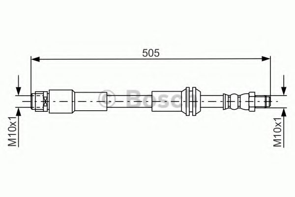 BOSCH 1 987 481 675 Тормозной шланг передняя ось, двусторонне для MERCEDESBENZ (Мерседес бенц) BOSCH 1 987 481 675 Тормозной шланг передняя ось, двусторонне для MERCEDESBENZ (Мерседес бенц)
