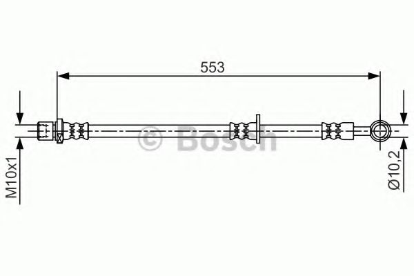 BOSCH 1 987 481 710 Тормозной шланг для SUBARU XV / CROSSTREK (Субару Xv / cросстрэк) BOSCH 1 987 481 710 Тормозной шланг для SUBARU XV / CROSSTREK (Субару Xv / cросстрэк)
