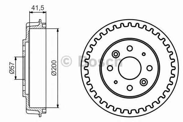 BOSCH 0 986 477 247 Тормозной барабан задний мост для KIA MENTOR (Киа Мэнтор) BOSCH 0 986 477 247 Тормозной барабан задний мост для KIA MENTOR (Киа Мэнтор)