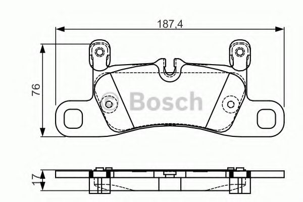 BOSCH 0 986 TB3 219 Тормозные колодки сталь для PORSCHE CAYENNE (Порше Cаъэннэ) BOSCH 0 986 TB3 219 Тормозные колодки сталь для PORSCHE CAYENNE (Порше Cаъэннэ)