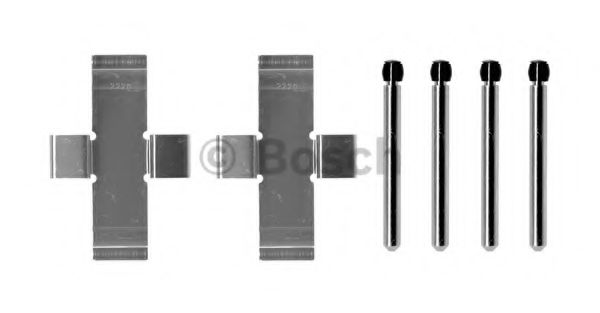 BOSCH 1 987 474 600 Комплектующие, колодки дискового тормоза 