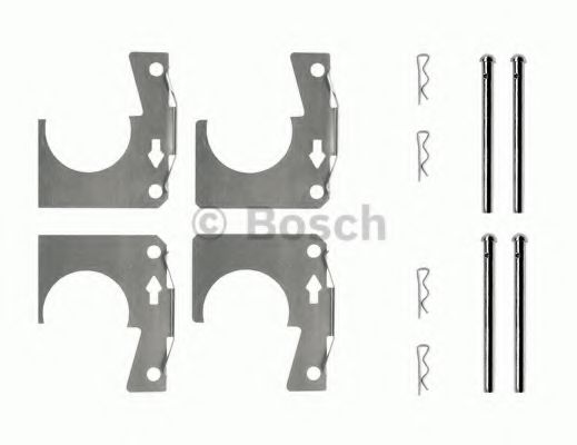 BOSCH 1 987 474 602 Комплектующие, колодки дискового тормоза<br >передний мост 