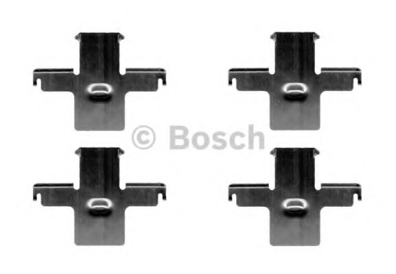 BOSCH 1 987 474 612 Комплектующие, колодки дискового тормоза<br >передний мост 