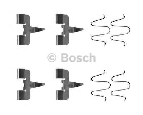 BOSCH 1 987 474 619 Комплектующие, колодки дискового тормоза<br >задний мост 