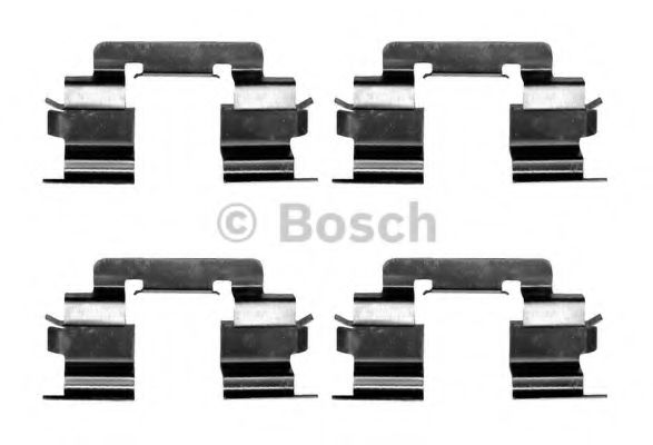 BOSCH 1 987 474 625 Комплектующие, колодки дискового тормоза<br >передний мост 