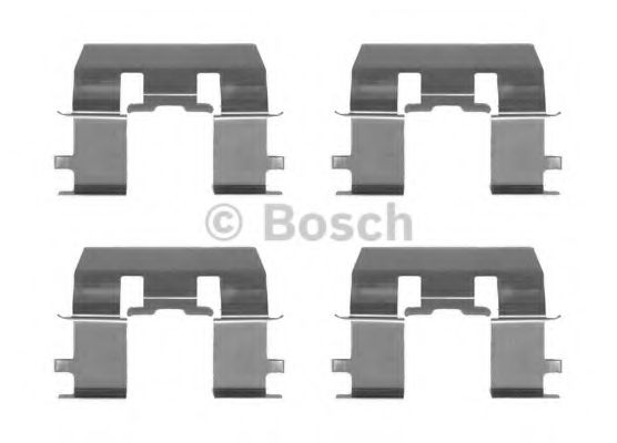 BOSCH 1 987 474 637 Комплектующие, колодки дискового тормоза 
