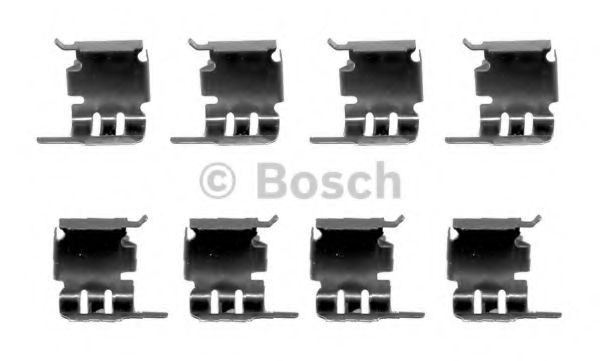 BOSCH 1 987 474 640 Комплектующие, колодки дискового тормоза<br >сверху 