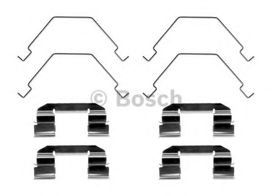 BOSCH 1 987 474 642 Комплектующие, колодки дискового тормоза<br >передний мост 