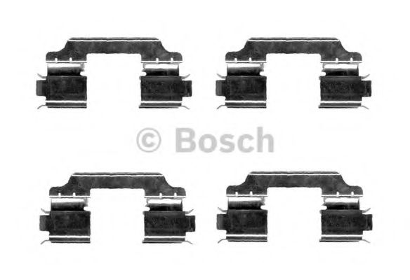BOSCH 1 987 474 667 Комплектующие, колодки дискового тормоза<br >передний мост 
