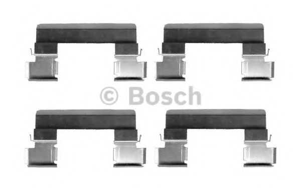 BOSCH 1 987 474 668 Комплектующие, колодки дискового тормоза<br >передний мост 