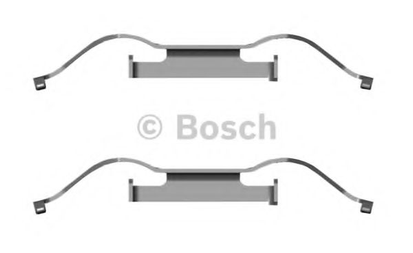 BOSCH 1 987 474 687 Комплектующие, колодки дискового тормоза 
