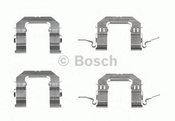 BOSCH 1 987 474 708 Комплектующие, колодки дискового тормоза<br >передний мост 