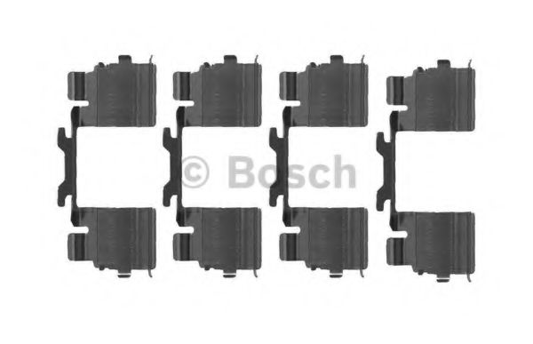 BOSCH 1 987 474 709 Комплектующие, колодки дискового тормоза<br >задний мост 