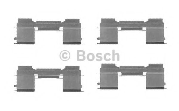 BOSCH 1 987 474 711 Комплектующие, колодки дискового тормоза<br >задний мост 