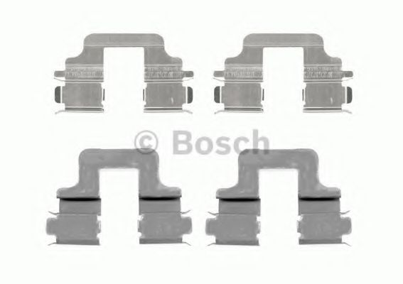 BOSCH 1 987 474 712 Комплектующие, колодки дискового тормоза<br >задний мост 