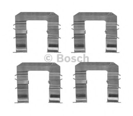 BOSCH 1 987 474 713 Комплектующие, колодки дискового тормоза<br >передний мост 