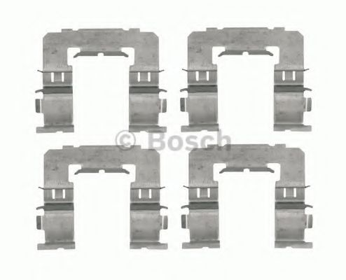 BOSCH 1 987 474 717 Комплектующие, колодки дискового тормоза<br >передний мост 