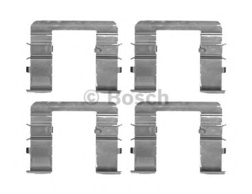 BOSCH 1 987 474 718 Комплектующие, колодки дискового тормоза<br >передний мост 